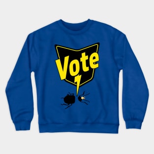 Know Your Parasites Vote Bug Spray Crewneck Sweatshirt